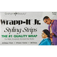 Graham Wrapp-It Jr. Styling Strips – Black, 40 Strips per Pack, 9 Packs per Unit (Pack of 4)