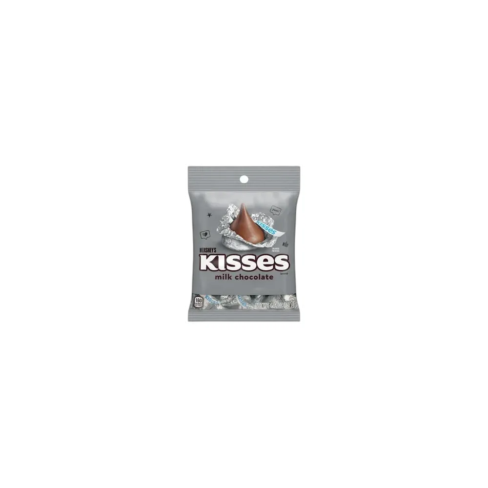 Hershey's Kisses Milk Chocolate Candy Bag 4.8 oz (Pack of 12)