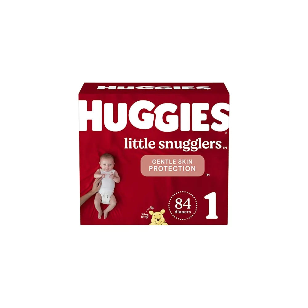 Huggies Little Snugglers Baby Diapers Size 1 84 Count 80oz (Pack of 1)