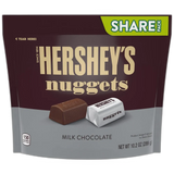 HERSHEY'S NUGGETS Milk Chocolate Candy Share Pack 10.2 Oz (Pack of 8)