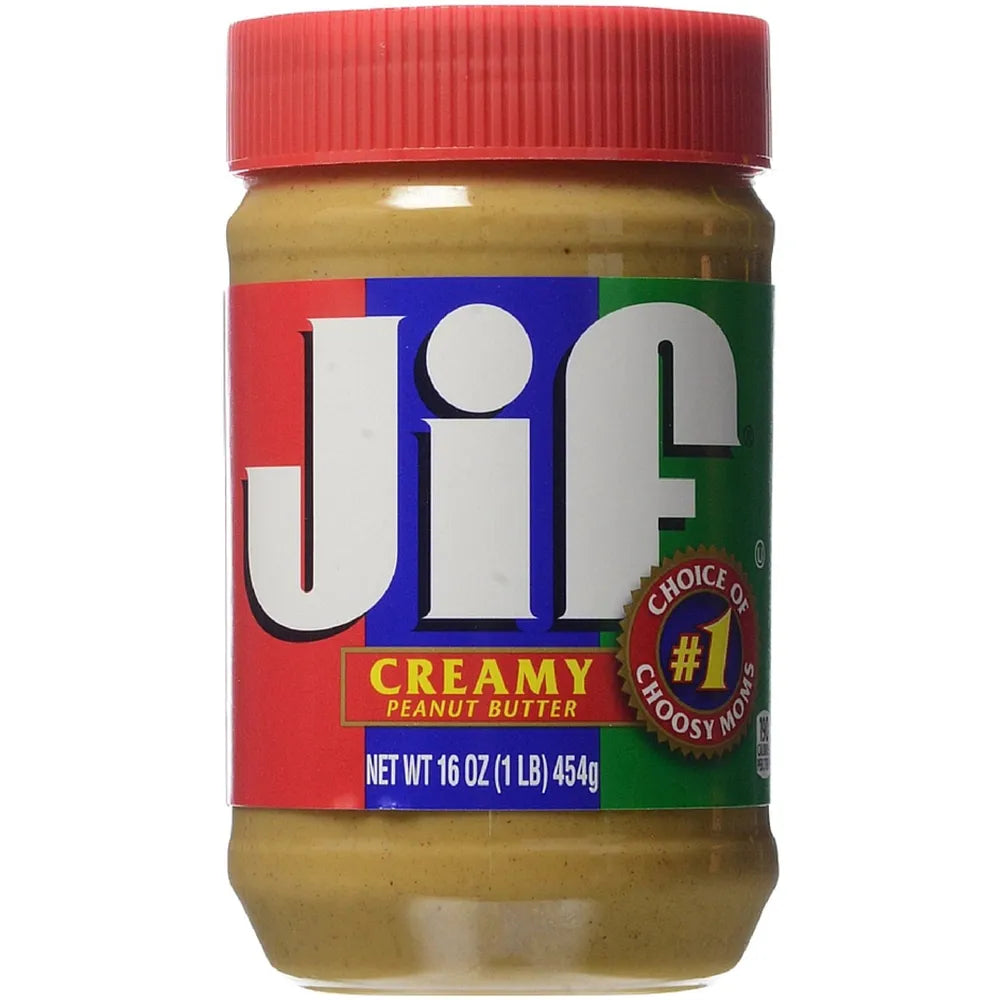 Jif Creamy Peanut Butter 16 Ounces (Pack of 12)