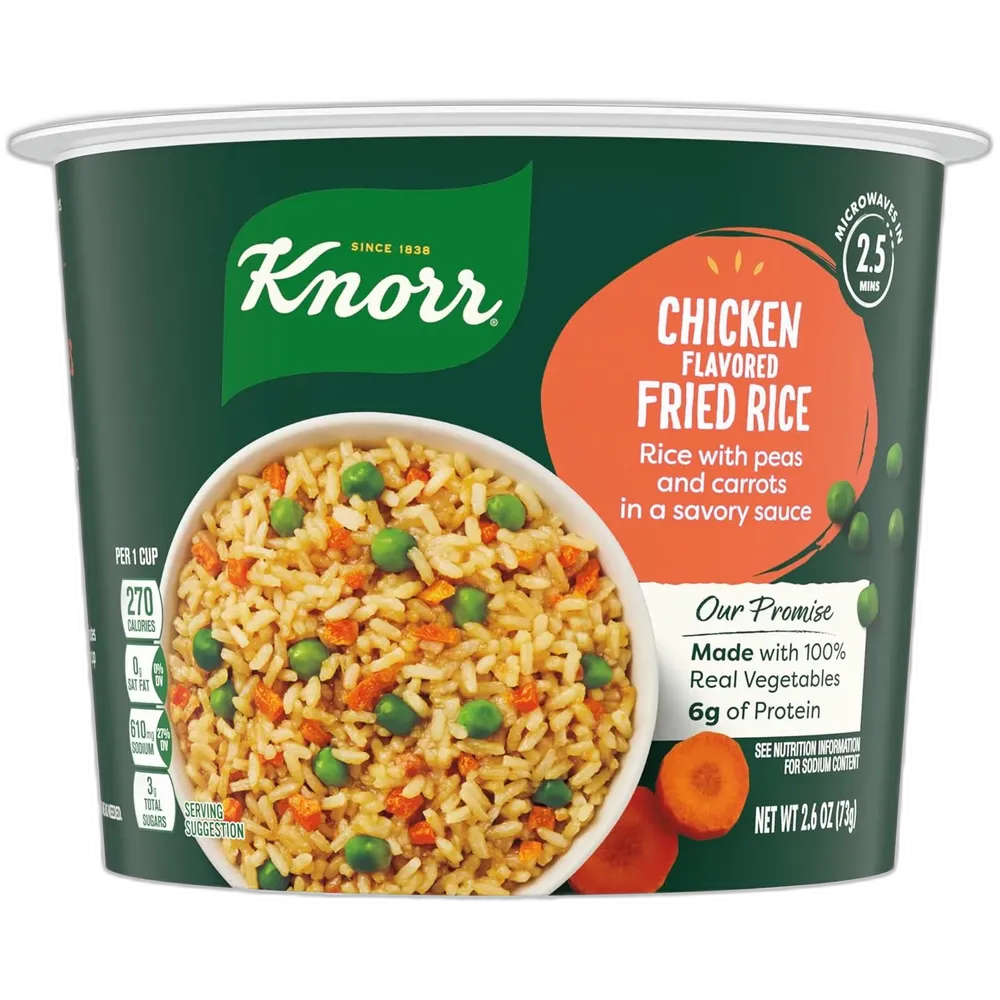 Knorr Rice Cup Chicken Fried Rice 2.6 oz (Pack of 8)