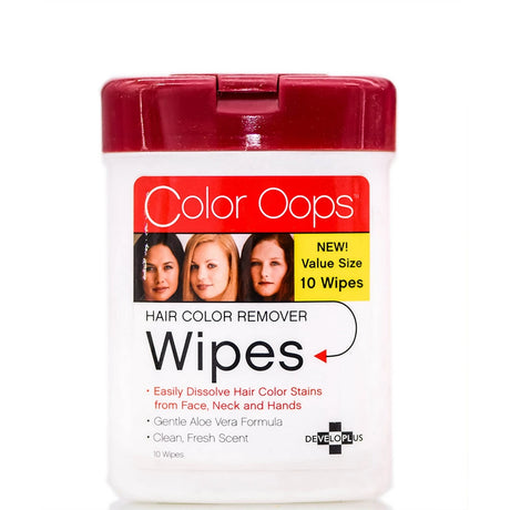 Color Oops Hair Color Remover Wipes 10 Ct (Pack of 12)