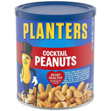 Planters Cocktail Peanuts Party Snacks 16Oz (Pack of 12)