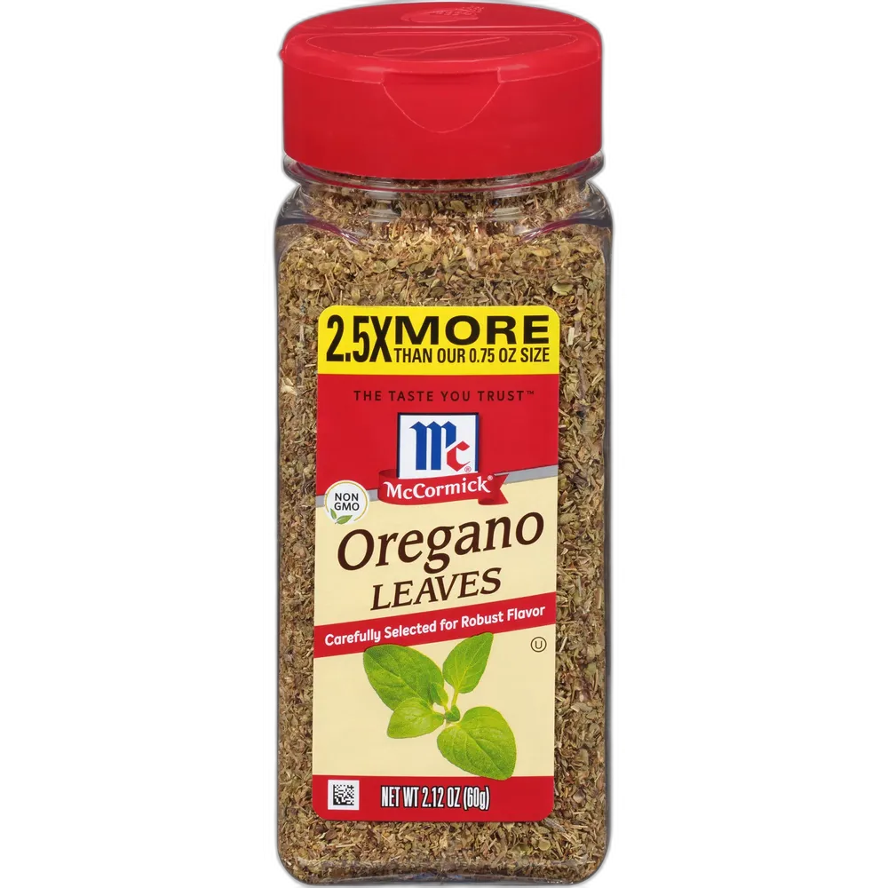McCormick Oregano Leaves 3.12 oz (Pack of 6)