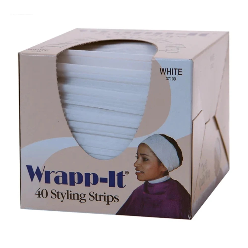 Graham Wrapp-It Styling Strips White 40 ea (Pack of 18)