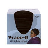 Graham Professional Wrap-It Maximum Strength Styling Wrap Black 40 Each (Pack of 18)