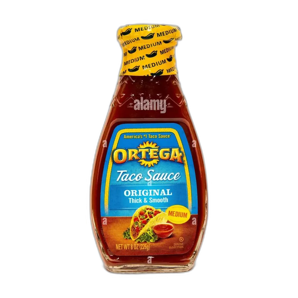 Ortega Taco Sauce Medium 8 oz (Pack of 12)