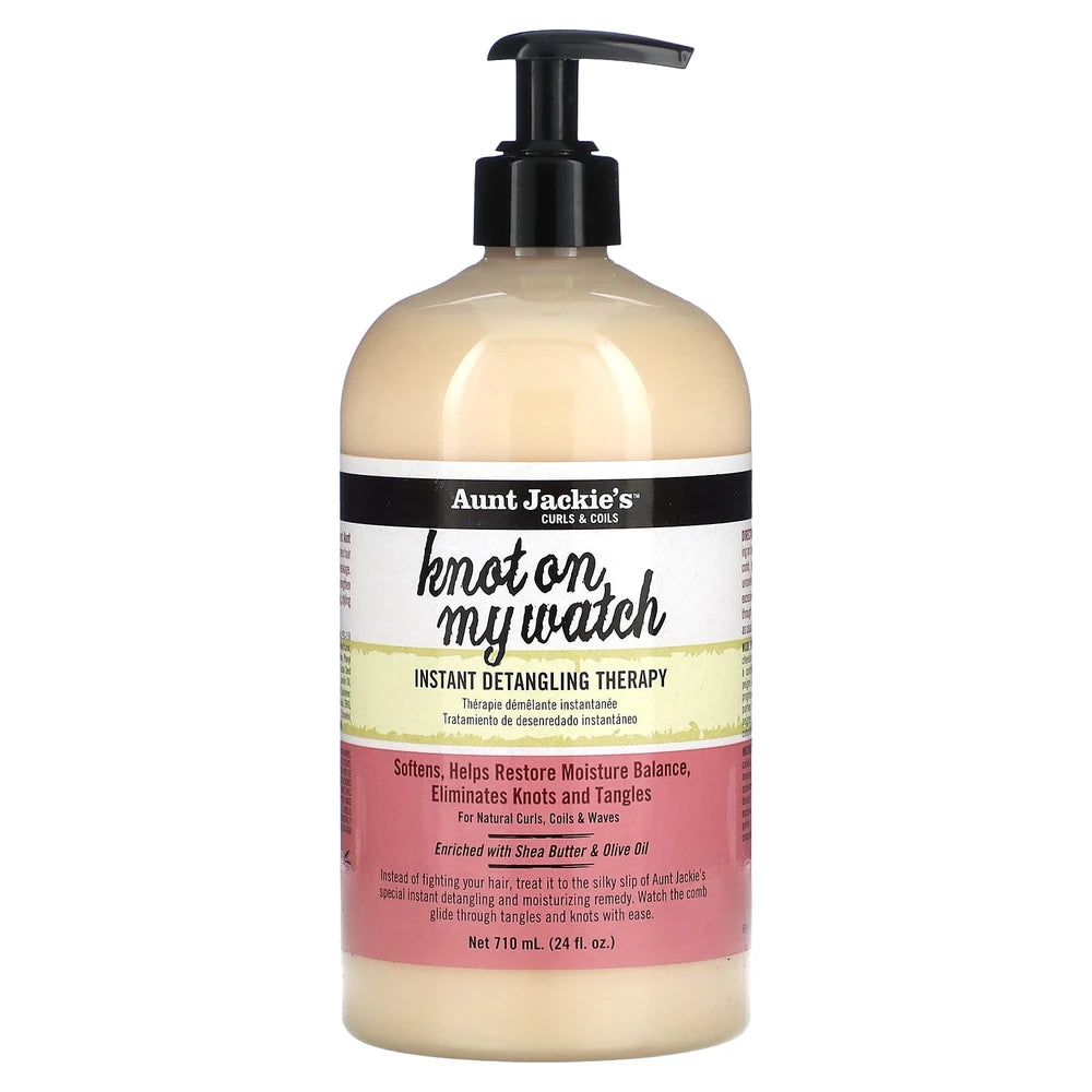 Knot On My Watch Instant Detangling Therapy 24 fl oz (710 ml) Aunt Jackie s C (Pack of 6)