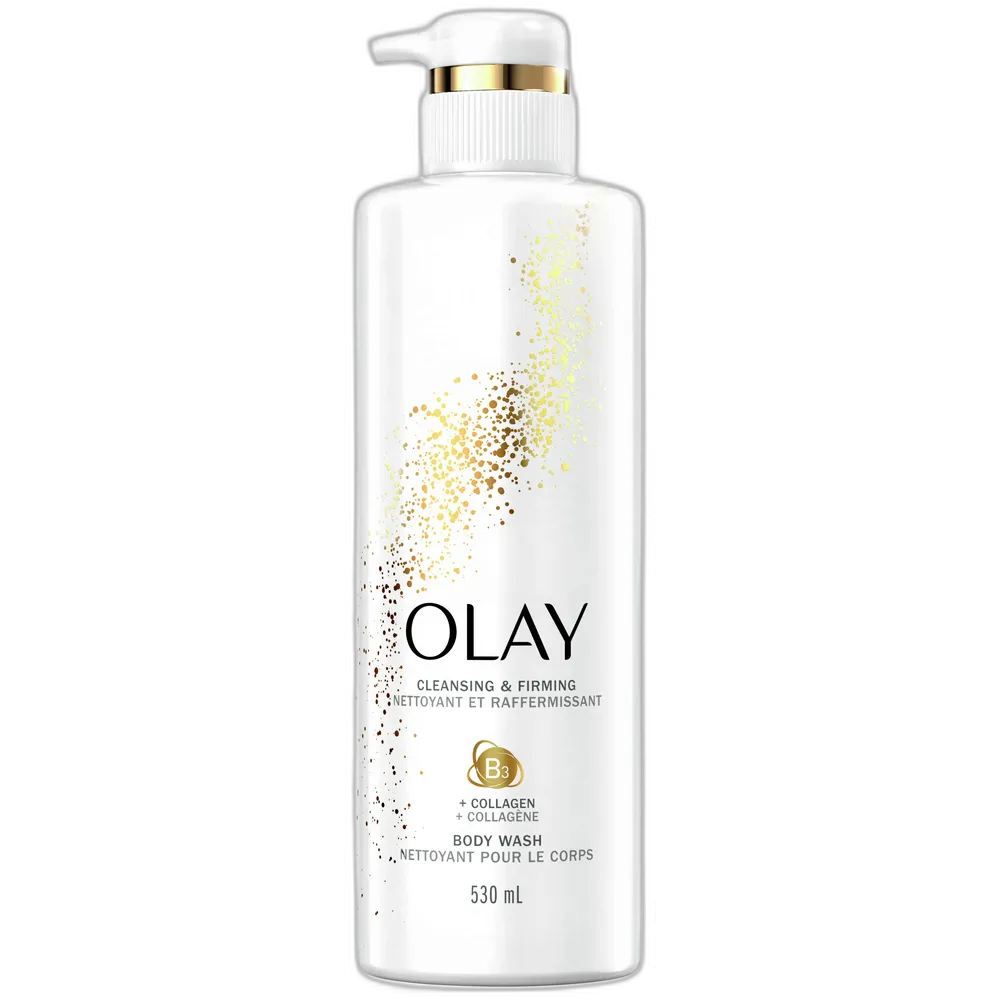 Olay Cleansing & Firming Women's Body Wash with Vitamin B3 and Collagen 20 fl oz (Pack of 4)