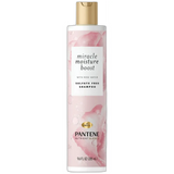 Pantene Nutrient Blends Miracle Moisture Boost Rose Water Shampoo for Dry Hair Sulfate Free Floral 9.6 Fl Oz (Pack of 4)