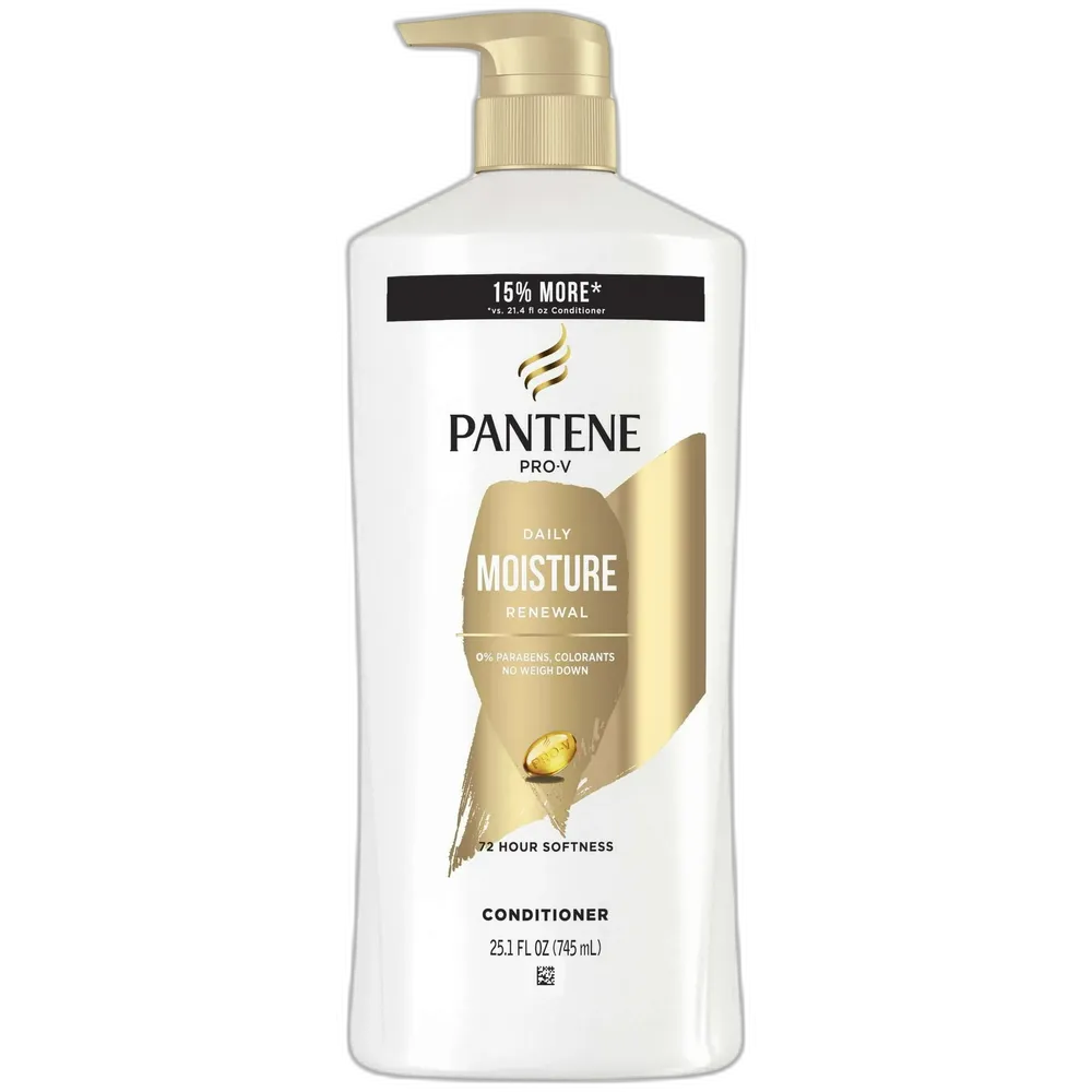 Pantene Daily Moisture Renewal Conditioner Pump 25.1 Fl Oz (Pack of 4)