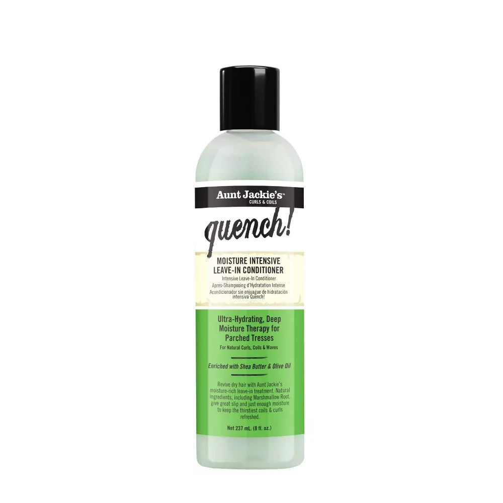 Aunt Jackie s Curls & Coils Quench! Moisture Intensive Leave-In Conditioner 8. Oz (Pack of 12)