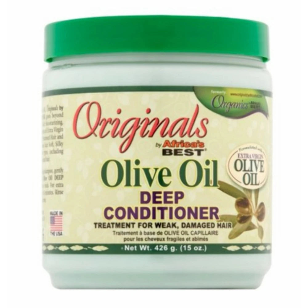 Originals by Africa s Best Olive & Shea Deep Conditioner Masque Dry Damaged Hair 15 Oz (Pack of 12)
