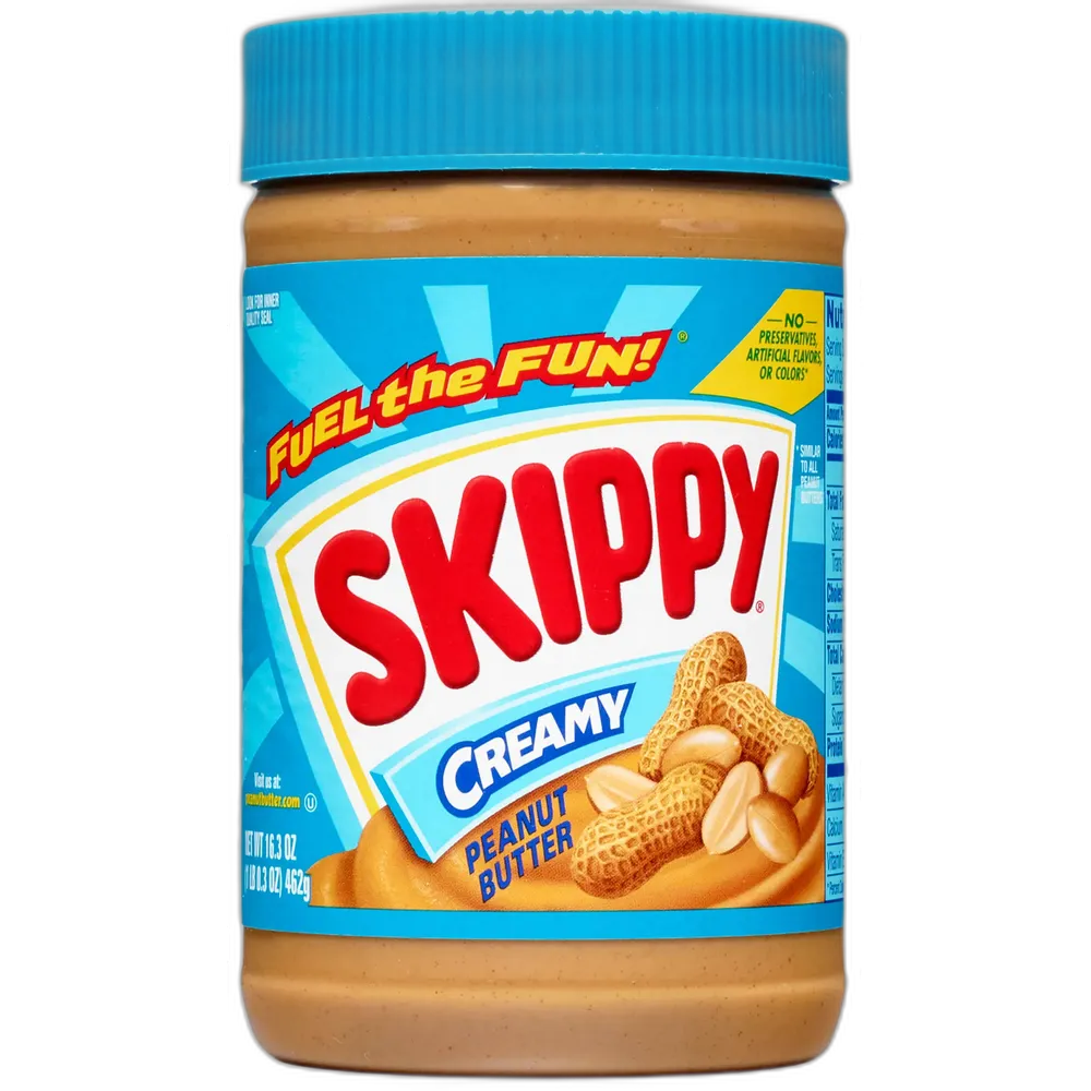 Skippy Peanut Butter Creamy 16.3 Oz (Pack of 12)