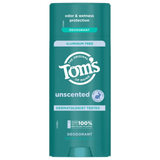 Tom?s of Maine Unscented Deodorant 3.25 oz (Pack of 12)