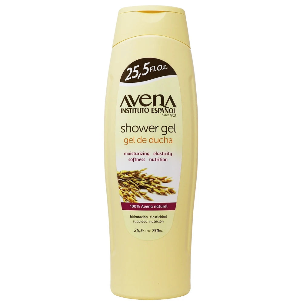 Avena Bath & Shower Gel Moisturizing and Softness Unisex Oatmeal Scent All S 25.5. Oz (Pack of 12)