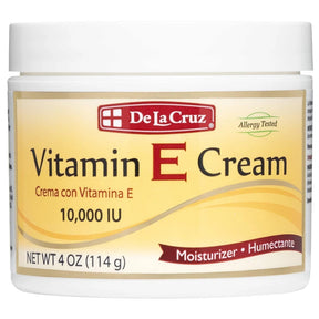 De La Cruz Moisturizer Vitamin E Cream - 4oz (Pack of 12)