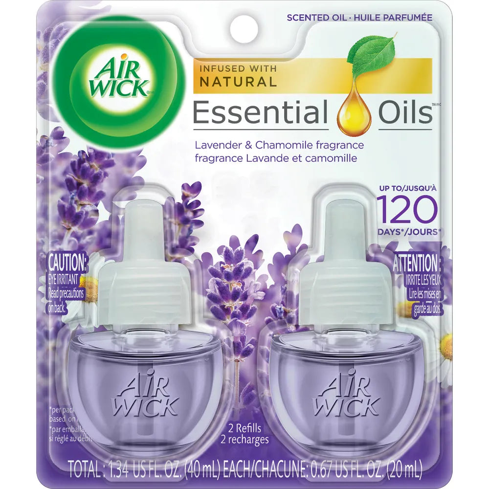 Air Wick Scented Oil Twin Refill Relaxation Lavender And Chamomile2 Ea 1.34Oz (Pack Of 6)