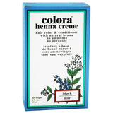 Colora Henna Creme - Hair Color & Conditioner (Color : Black) 2 Oz (Pack of 12)