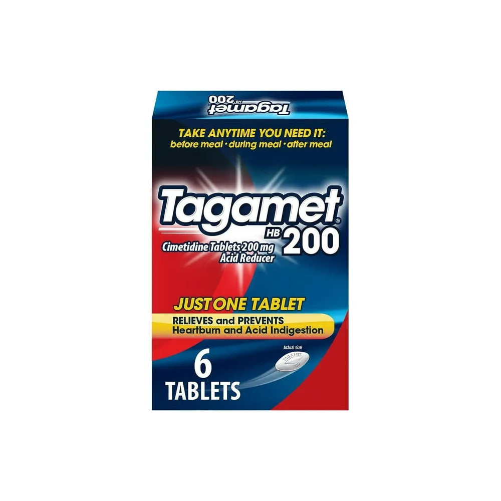 Tagament Hb 200 Mg Acid Reducer Tablets6 Ea 0.48oz (Pack of 36)