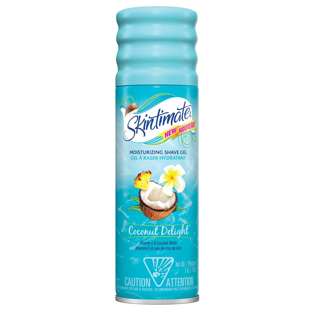 Skintimate Shave Gel Coconut 7 oz (Pack of 6)
