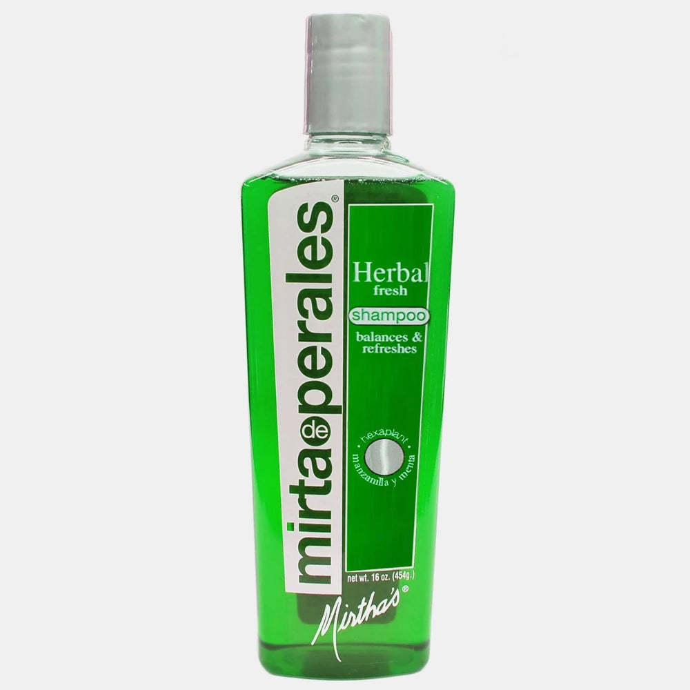 Mirta de Perales Herbal Fresh Shampoo for All Hair Types 16 oz (Pack of 24)