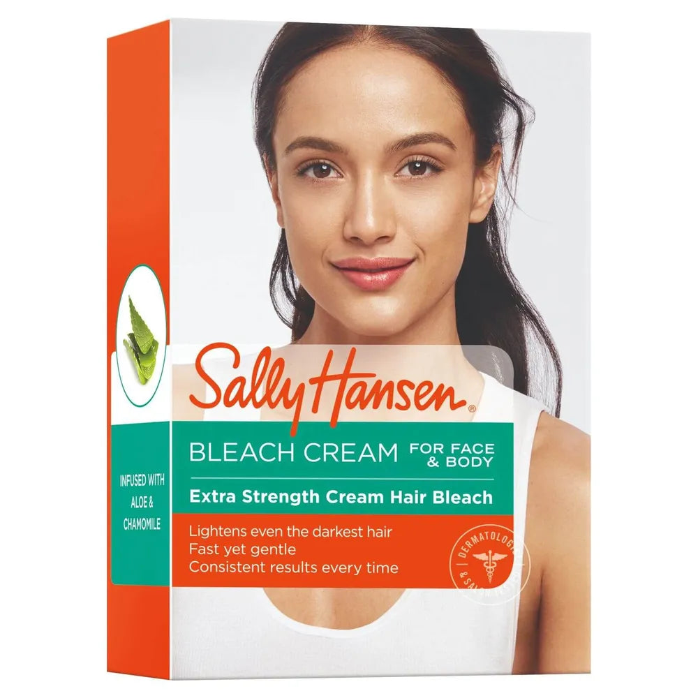 Sally Hansen Extra Strength Creme Hair Bleach For Face Arms And Legs Kit 5.28oz (Pack of 48)
