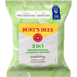 Burts Bees Facial Cleansing Towelettes For Sensitive Skin 5.1oz (Pack of 12)