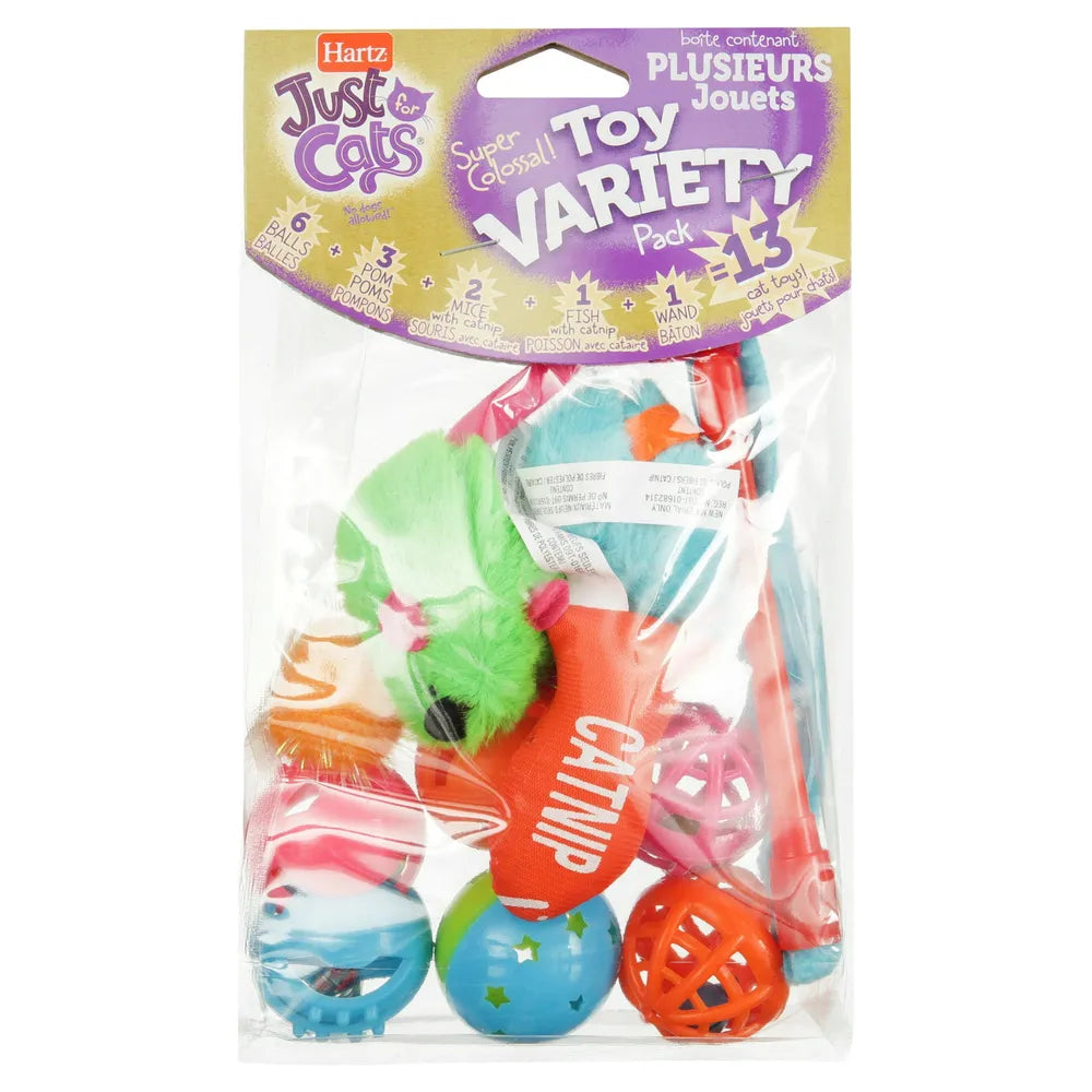 Hartz Just For Cats Cat Toy Variety Pack 2.4Oz (Pack of 20)