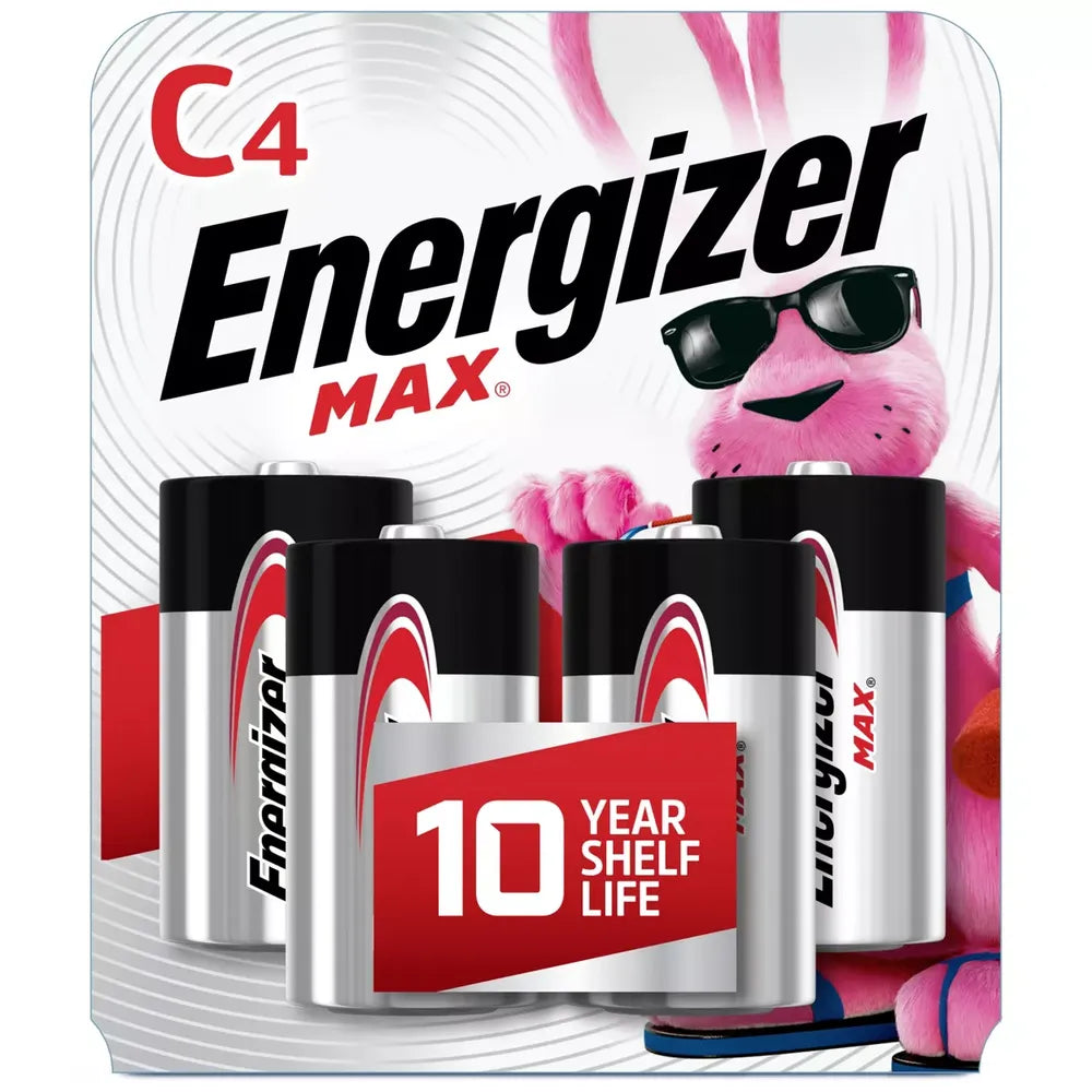 Energizer Max C4 Alkaline Battery4 Ea 0.32Oz (Pack Of 12)