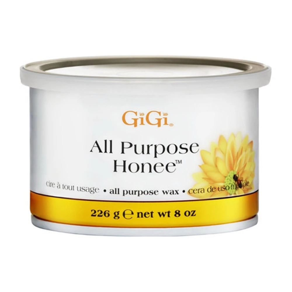 GiGi All Purpose Honee Hair Removal Wax for Face and Body with Beeswax Soft Hai 8 Oz (Pack of 24)