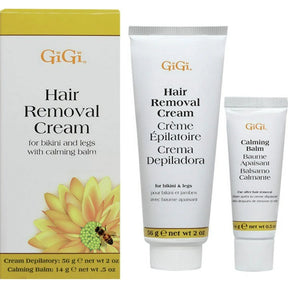 Gigi Hair Removal Cream for Bikini with Calming Balm 2 Oz (Pack of 12)