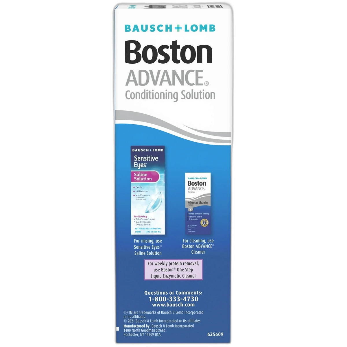 Boston Advance Comfort Formula Conditioning Solution For Contact Lens 3.5Oz (Pack of 24)