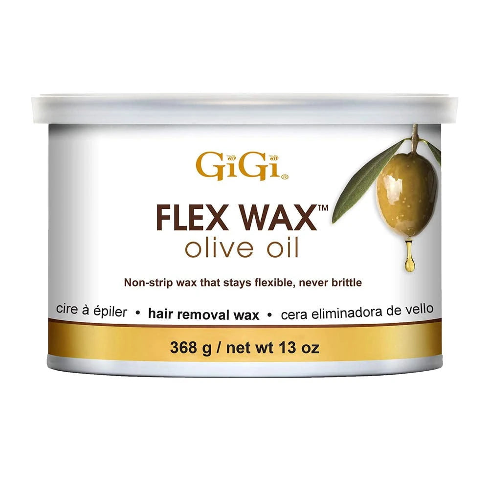 GiGi Olive Oil Flex Wax Hair Removal Wax 13 oz (Pack of 24)