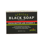 Madina African Black Soap Cocoa Butter with Vitamin E 3.5 oz (Pack of 72)