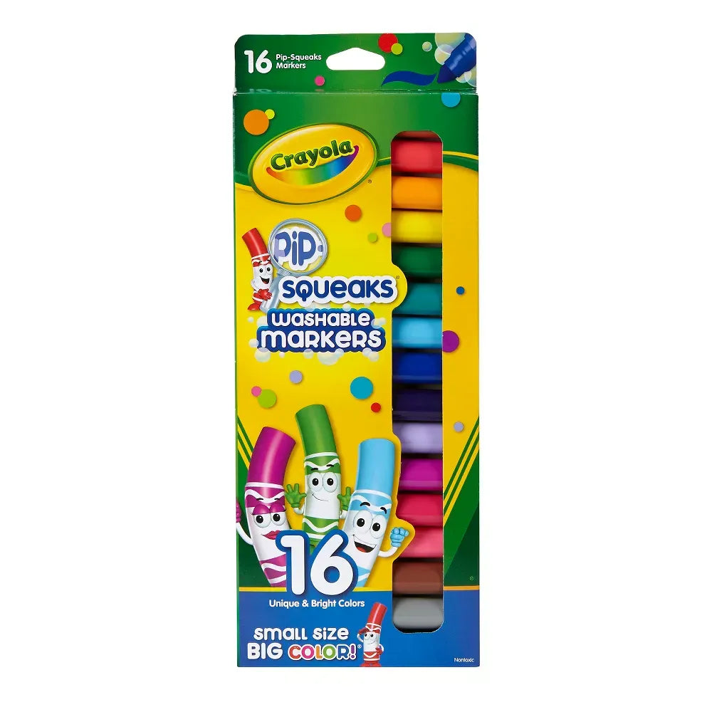Crayola Pip-Squeaks Washable Markers16/Pack 3.52oz (Pack of 24)
