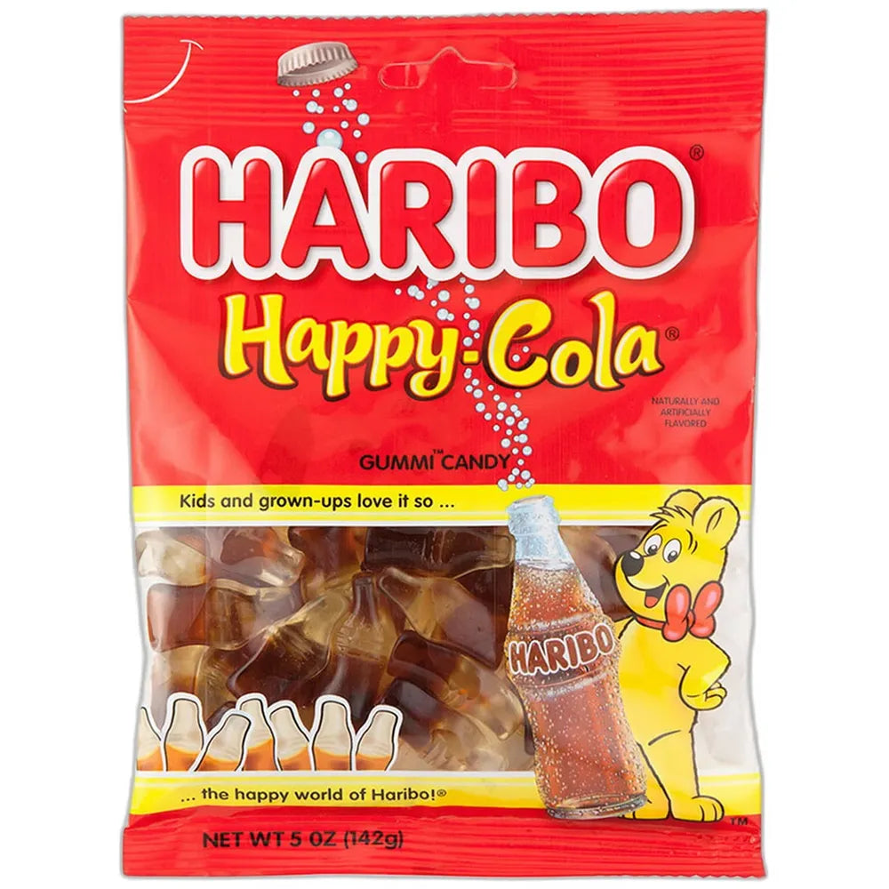 Haribo Happy Cola Gummi Candy 5Oz (Pack of 12)