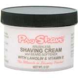 Pro Shave Brushless Shaving Cream & Beard Softener with Lanolin & Vitamin E 8 oz (Pack of 24)