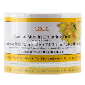 Gigi Natural Muslin Roll 100 yd x 3.25 (Pack of 12)