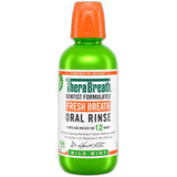 TheraBreath Fresh Breath Mouthwash Mild Mint 16Oz (Pack of 12)