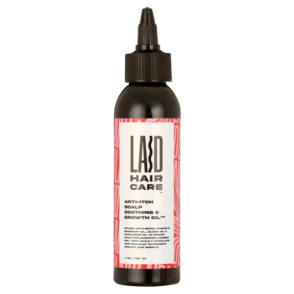 LAID Hair Care Anti-Itch Scalp Soothing Growth Oil 4 Oz (Pack of 10)