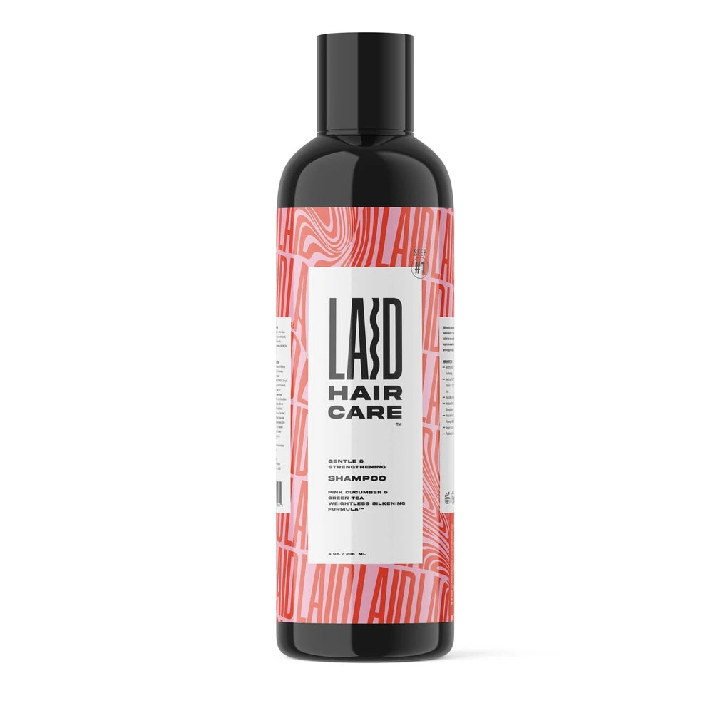 LAID Hair Care Pink Cucumber & Green Tea Weightless Silkening Silk Me Out Shampo 8 Oz (Pack of 10)
