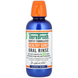 TheraBreath Healthy Mouthwash Rinse Mint 16Oz (Pack of 12)