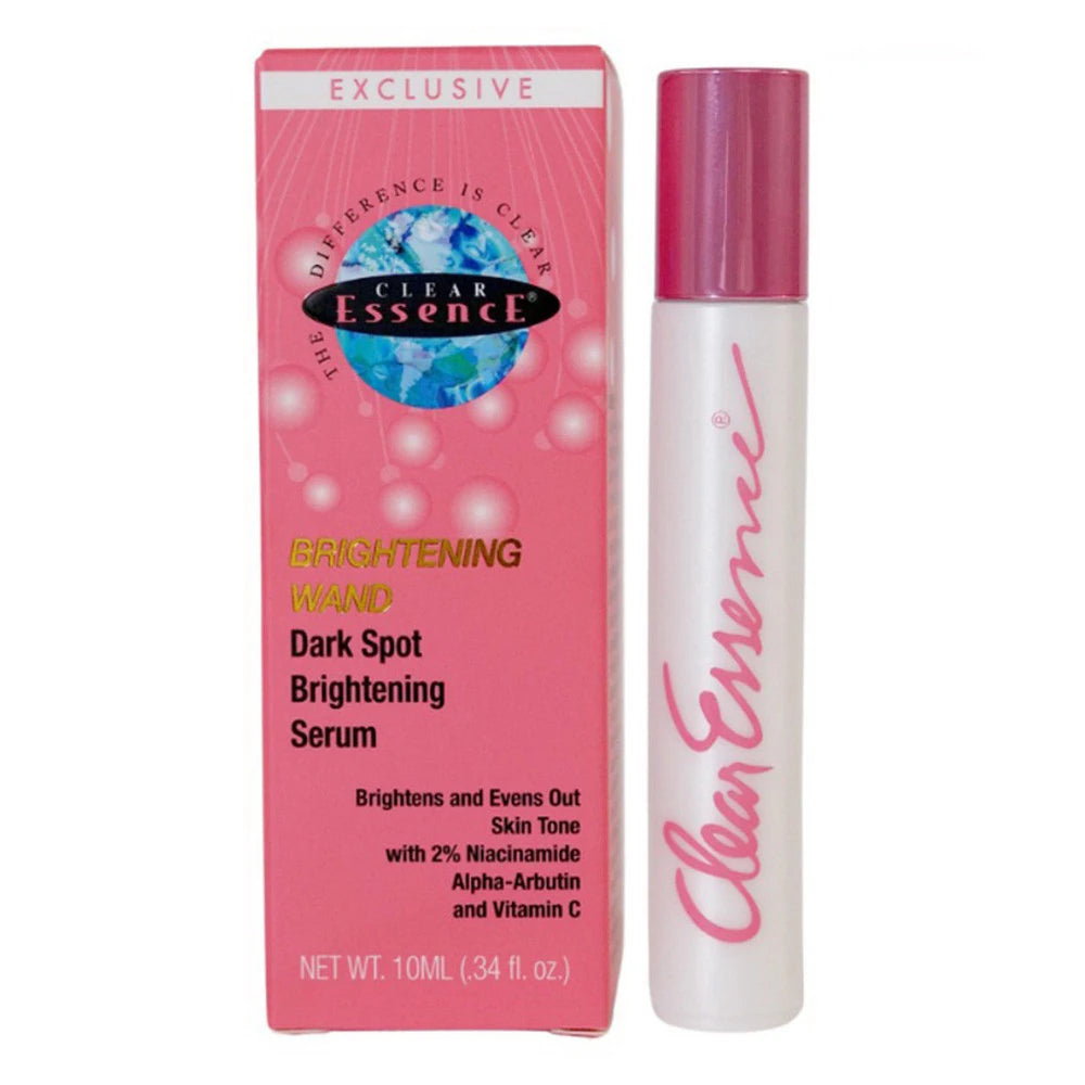 Clear Essence Dark Spot Brightening Serum Wand with Rollerball Design Oily 0.34. Oz (Pack of 12)