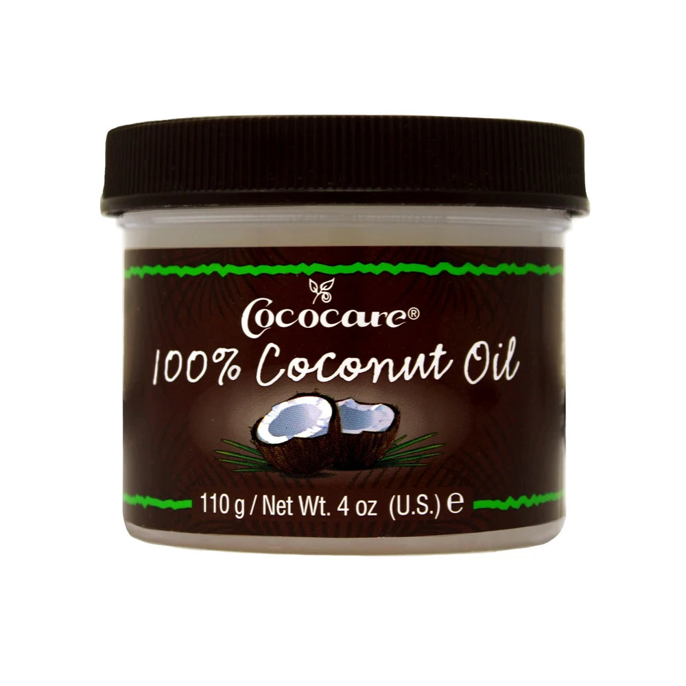 Cococare 100% Pure Coconut Oil - All Natural Coconut Oil for Skin and Hair 4 OZ (Pack of 12)
