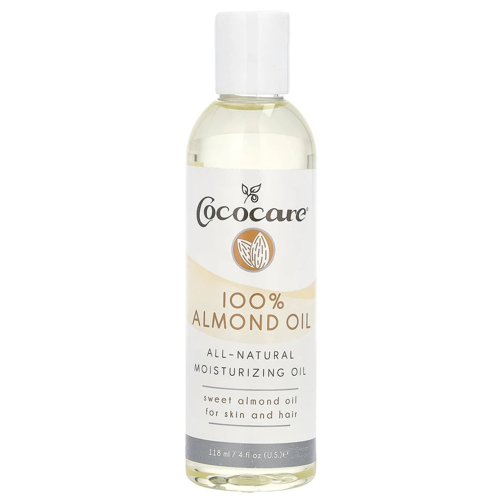 Cococare 100% Almond Oil 4 fl oz (118 ml) (Pack of 12)
