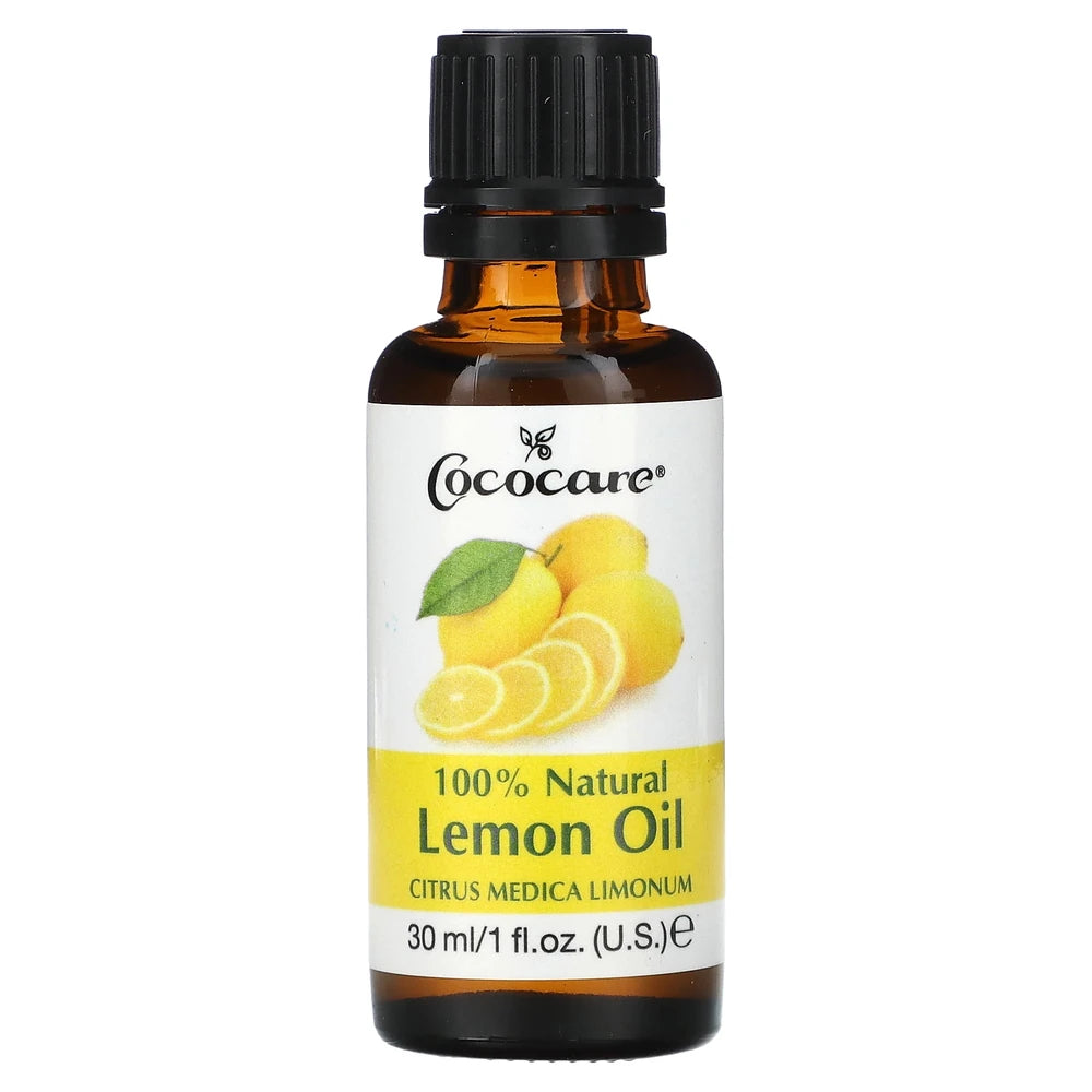 Cococare 100% Natural Lemon Oil 1 fl oz (30 ml) (Pack of 12)