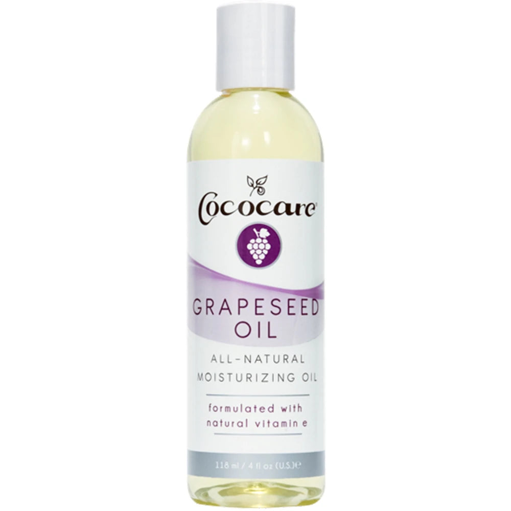 Cococare Natural Grapeseed Oil Infused with Vitamin E 4 Oz (Pack of 12)