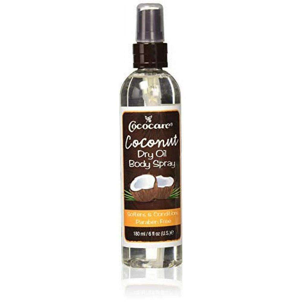 Cococare Coconut Dry Oil Body Spray 6 fl oz (180 ml) (Pack of 12)
